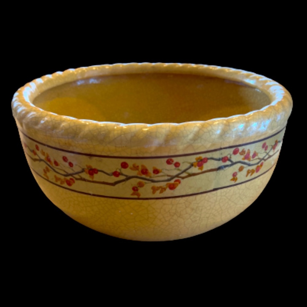 Large Salad Fruit Bread Bowl 12”x 5.5”